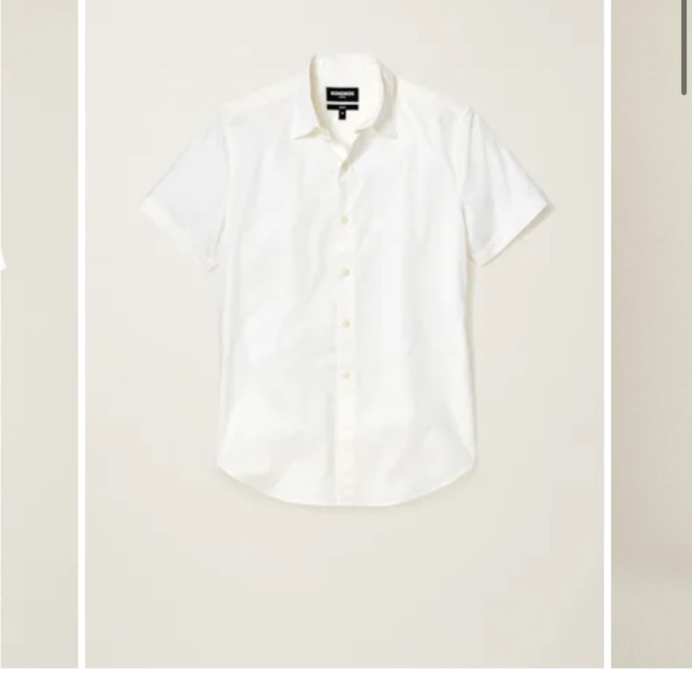 NWT Bonobos short sleeve button up - yellow